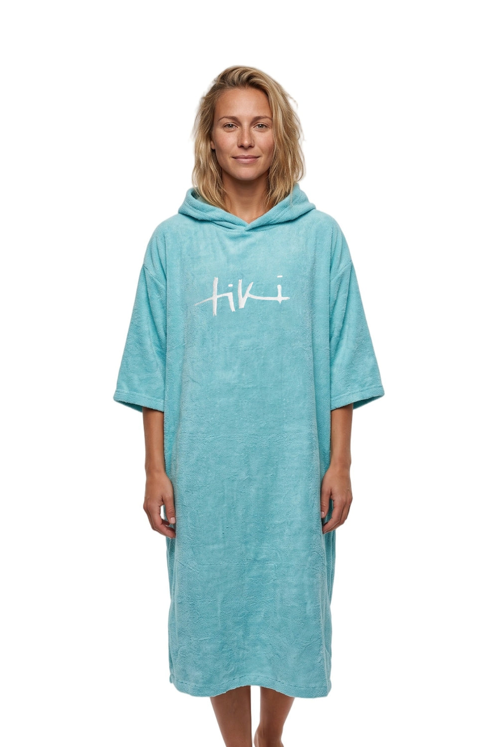 Tiki Adults Hooded Change Robe Island Paradise