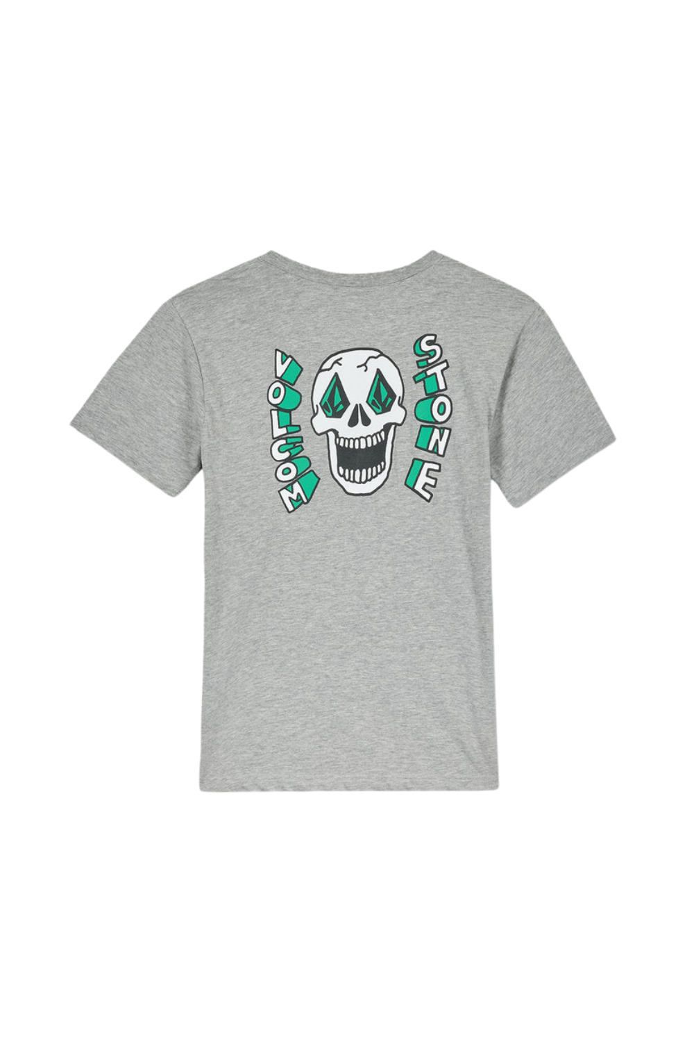 Volcom Skeltone Kids T-Shirt Heather Grey