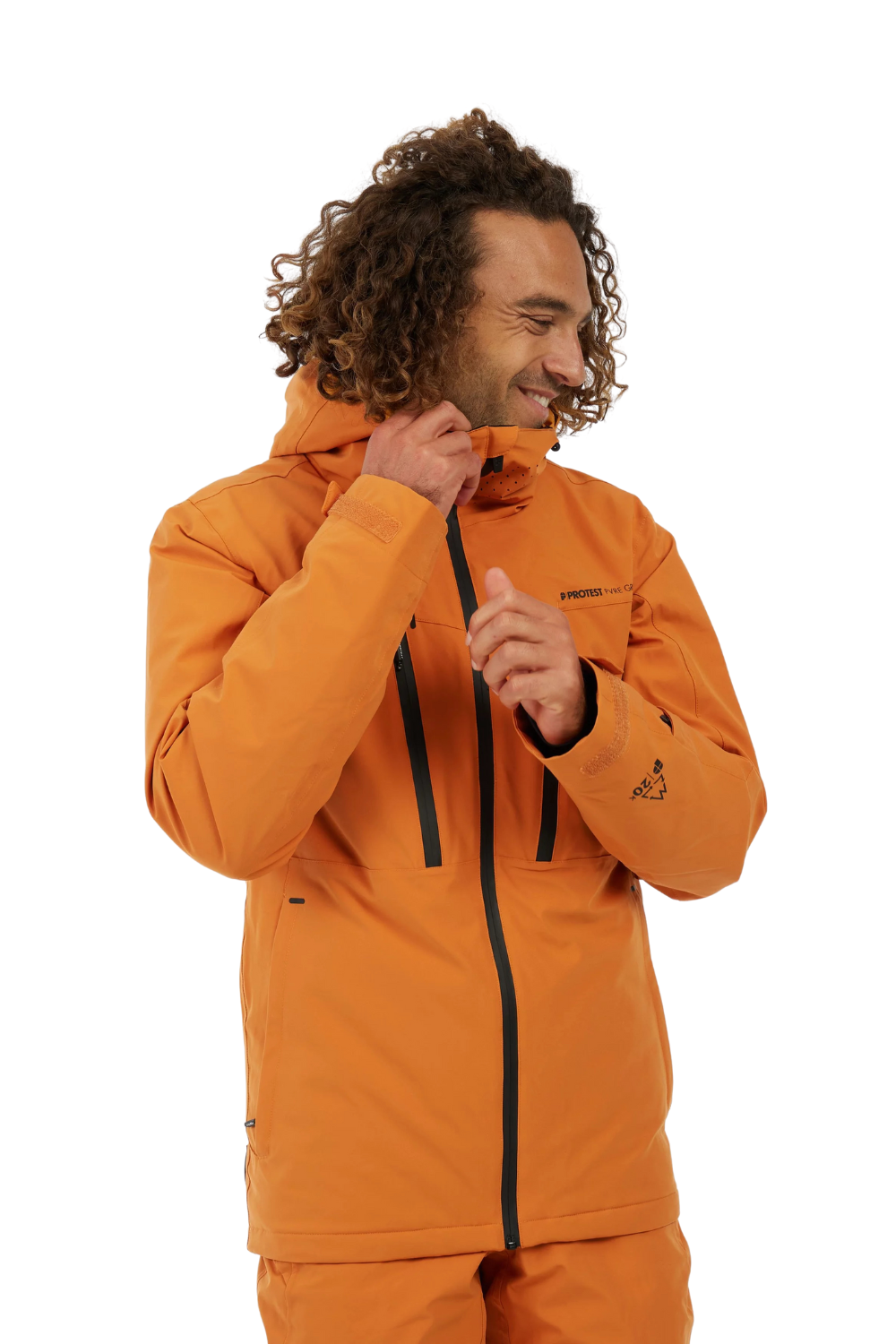 Protest PRTTimothy Snow Jacket Caramel Yellow