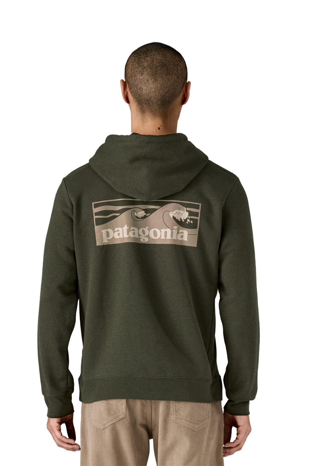 Patagonia Mens Boardshort Logo Uprisal Hoodie Basin Green