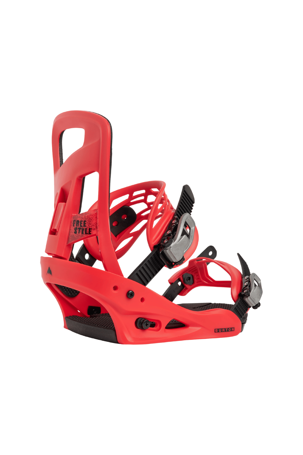 Burton Freestyle Re:Flex Mens Snowboard Bindings Geranium Red
