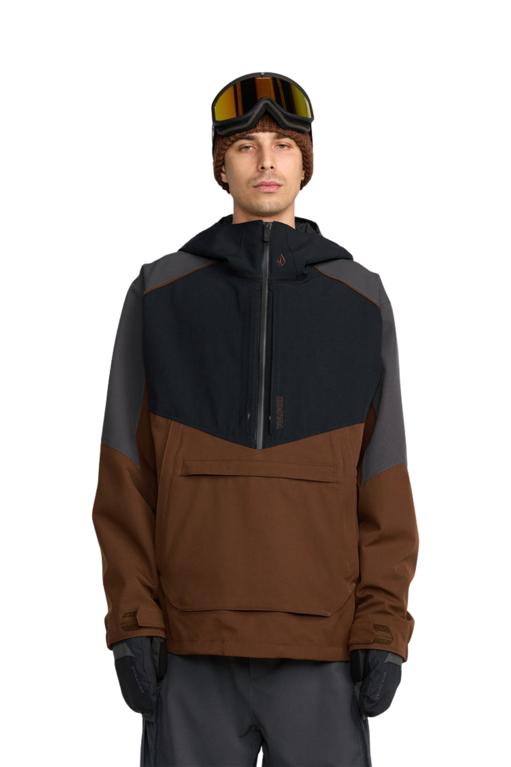 Volcom Brighton Pullover Snow Jaket Brown