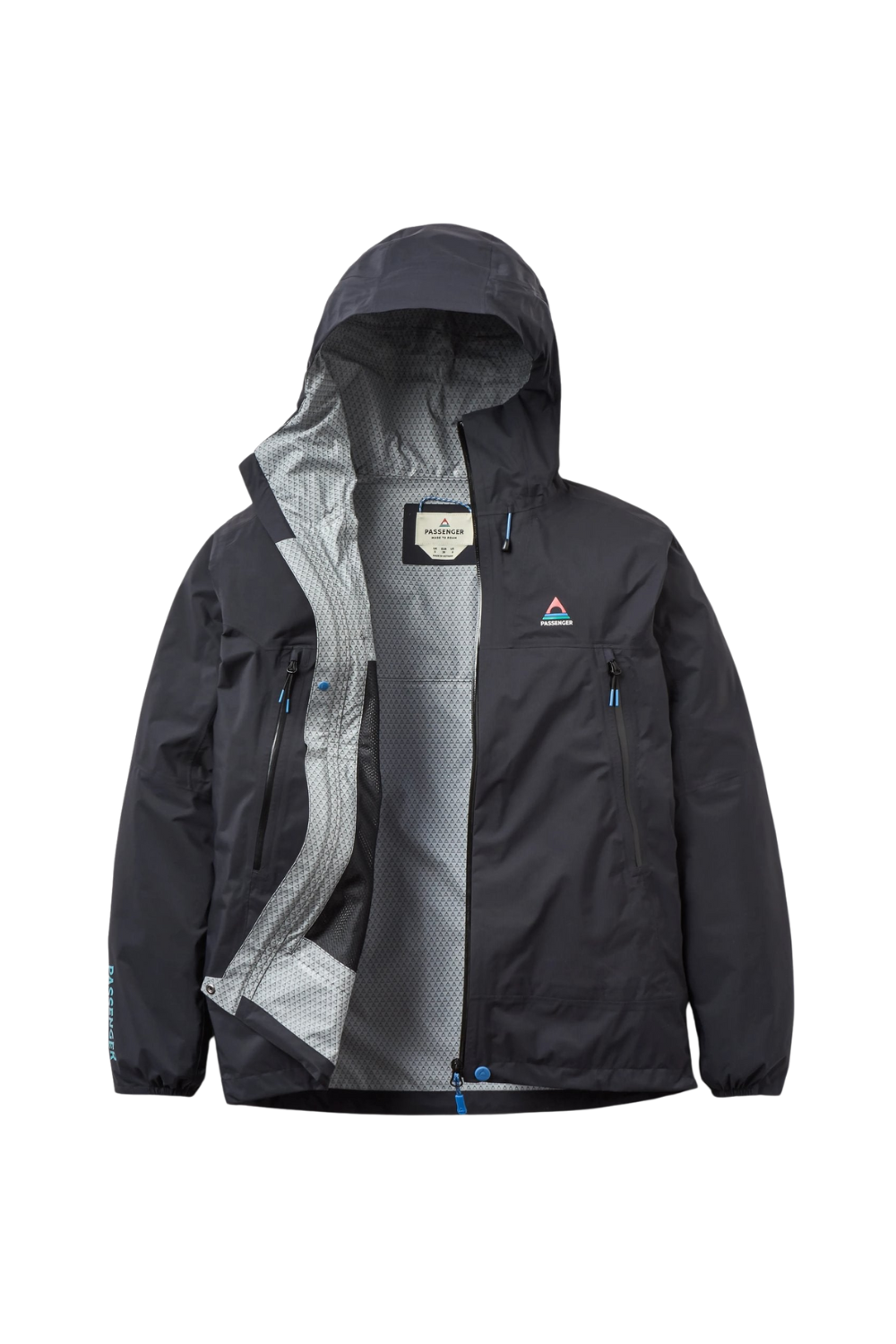 Passenger Trailscape Lite Womens Recycled Waterproof Jacket Black