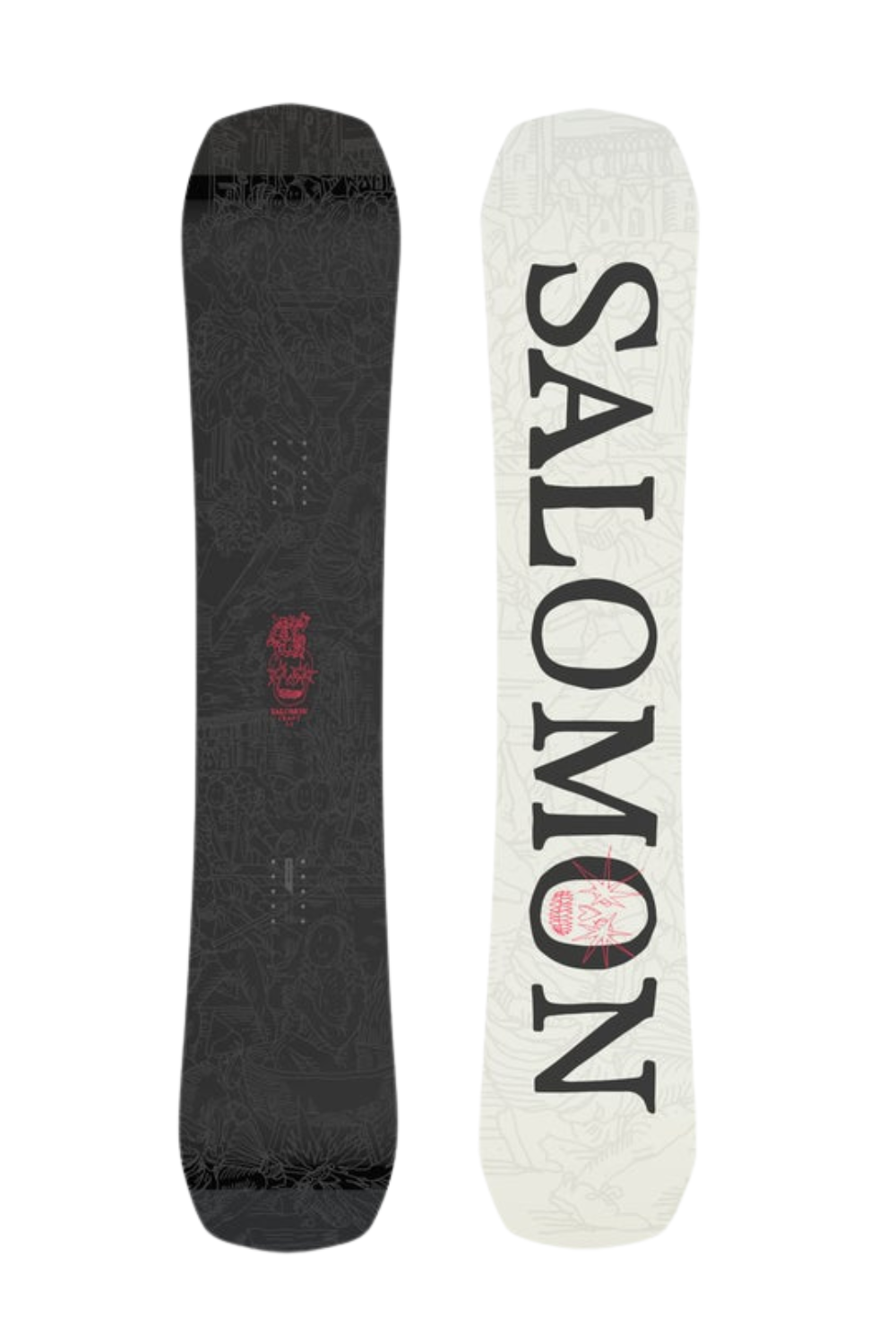 Salomon Mens Craft Snowboard Black