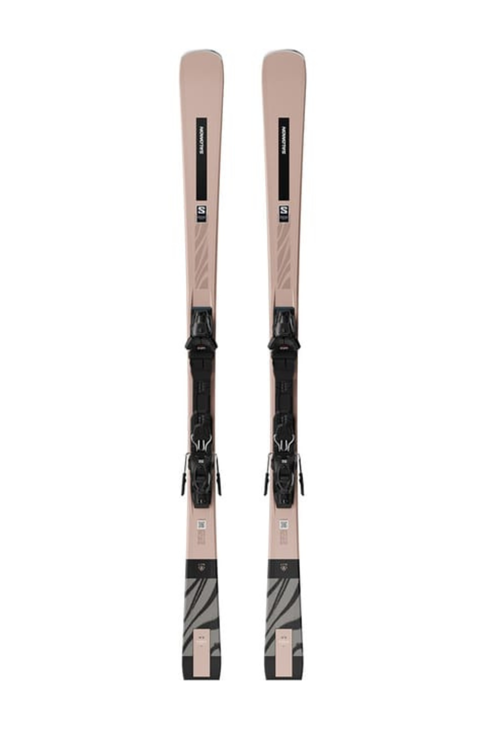 Salomon E S/Max N°8 RTL Womens Skis +M10 GW L8 Bindings Rose/Black