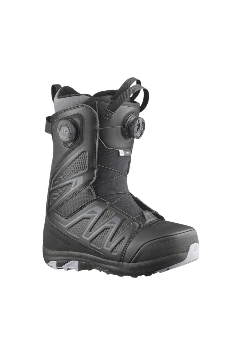 Salomon Ivy Boa SJ Womens Snowboard Boots Black