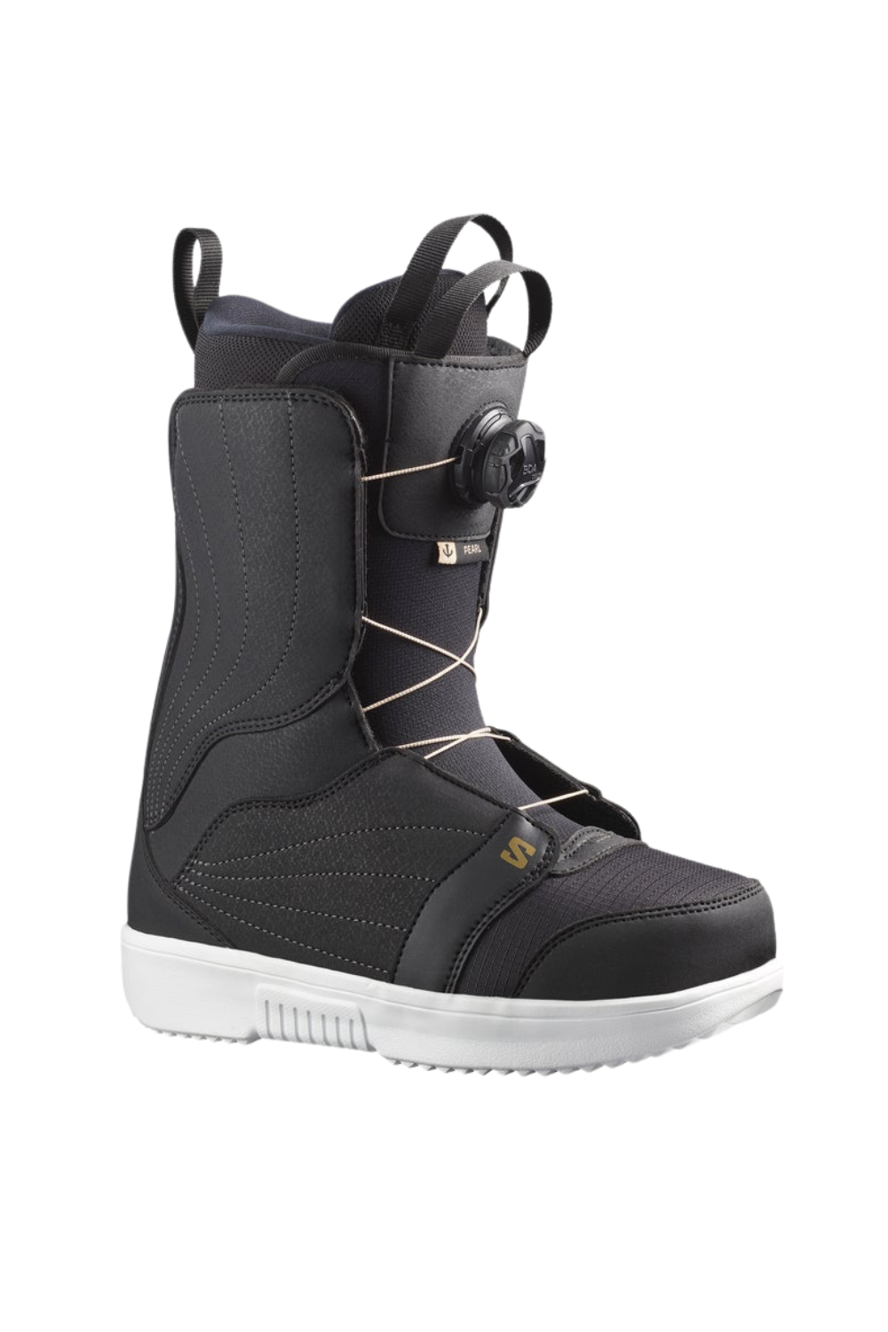 Salomon Pearl Boa Womens Snowboard Boots Black/White