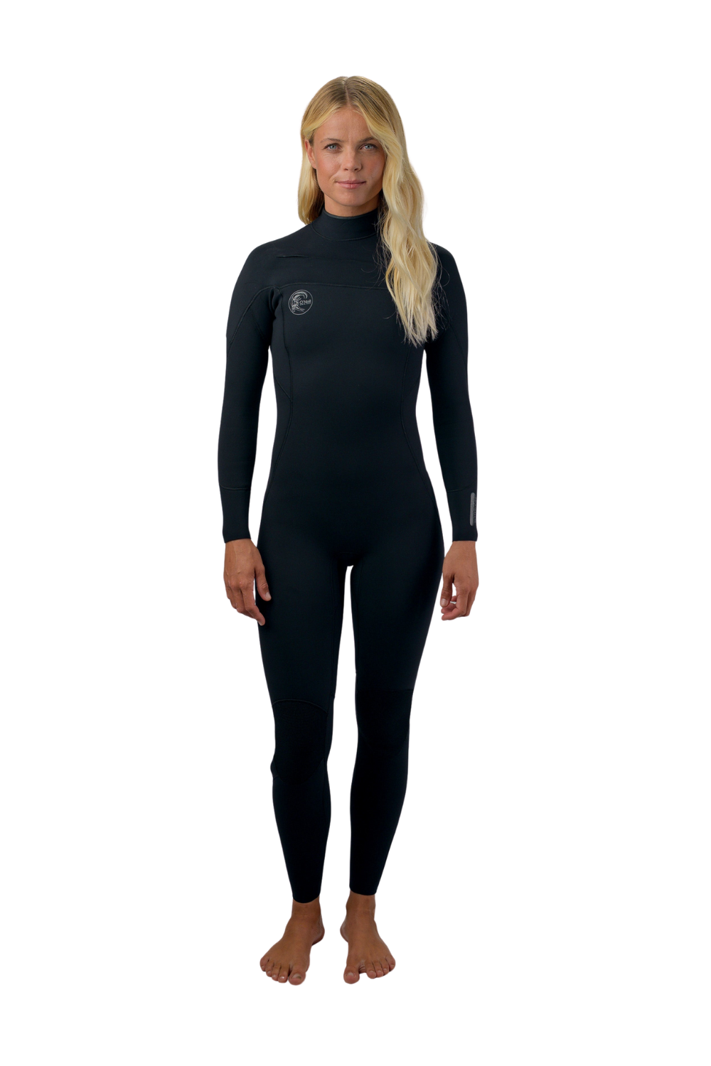 O'Neill Womens O'Riginal RG8 Yulex 4/3mm Chest Zip Wetsuit Black