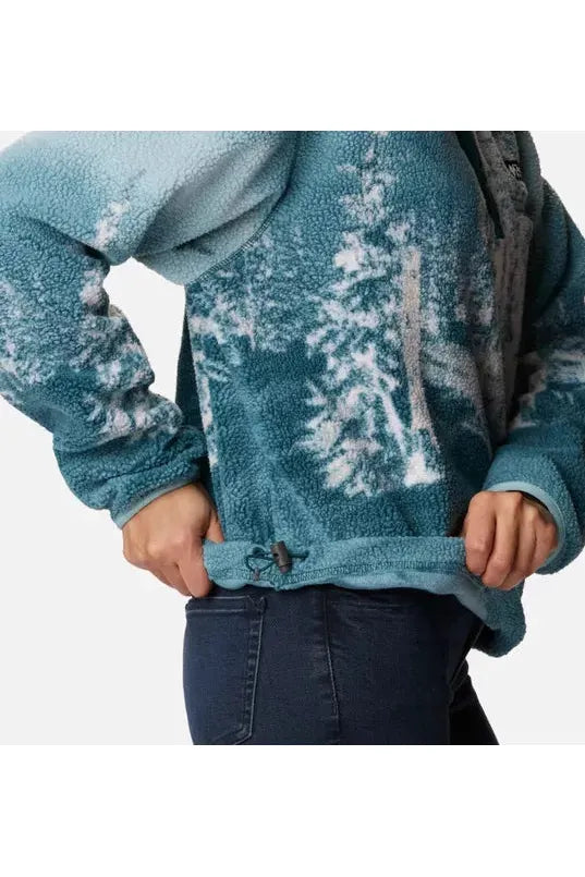 Columbia Helvetia™ Cropped Half Snap Fleece Night Wave Sola
