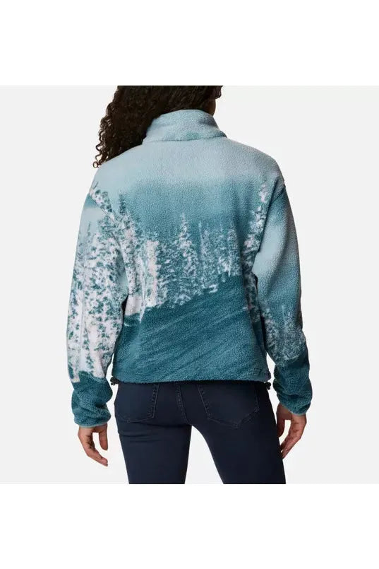 Columbia Helvetia™ Cropped Half Snap Fleece Night Wave Sola