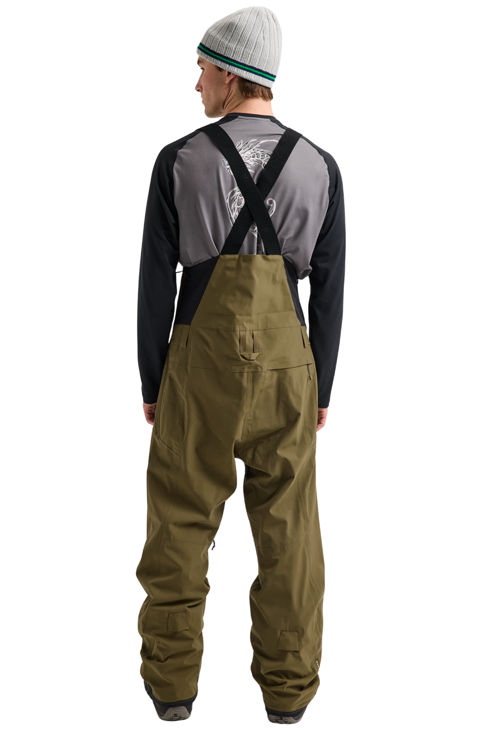 Burton Reserve 2L Mens Stretch Bib Technical Ski & Snowboard Pants Dried Moss