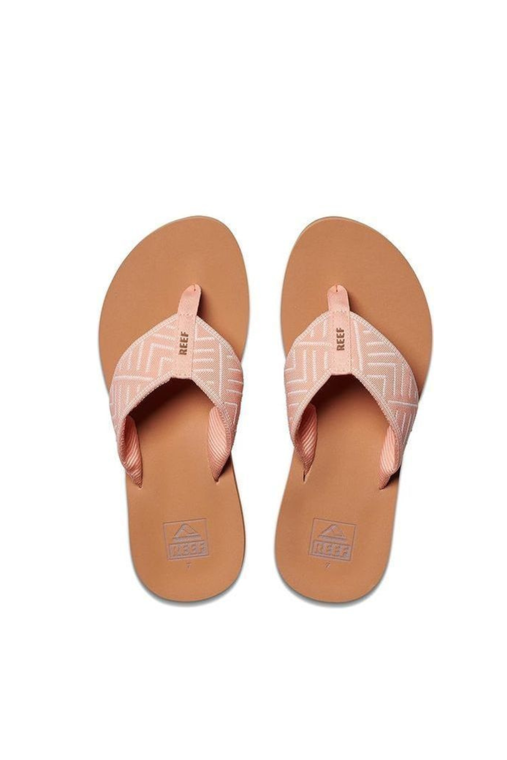 Reef Spring Womens Woven Flip Flop Peach Parfait