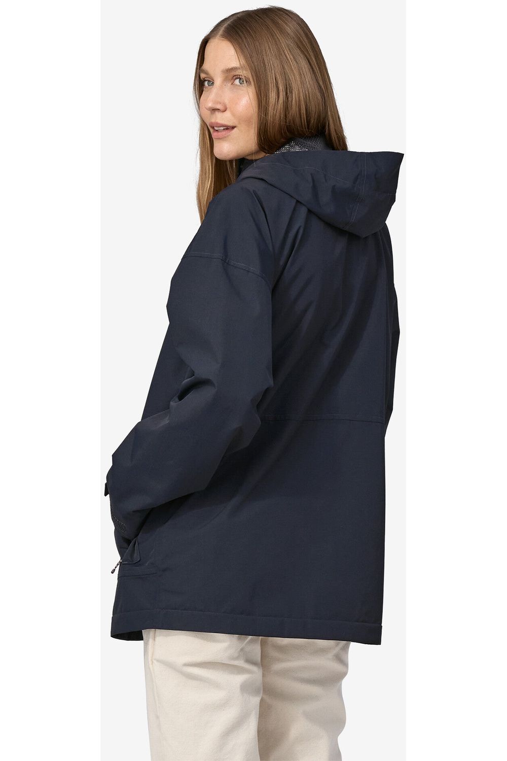 Patagonia Womens Outdoor Everyday Rain Jacket Navy