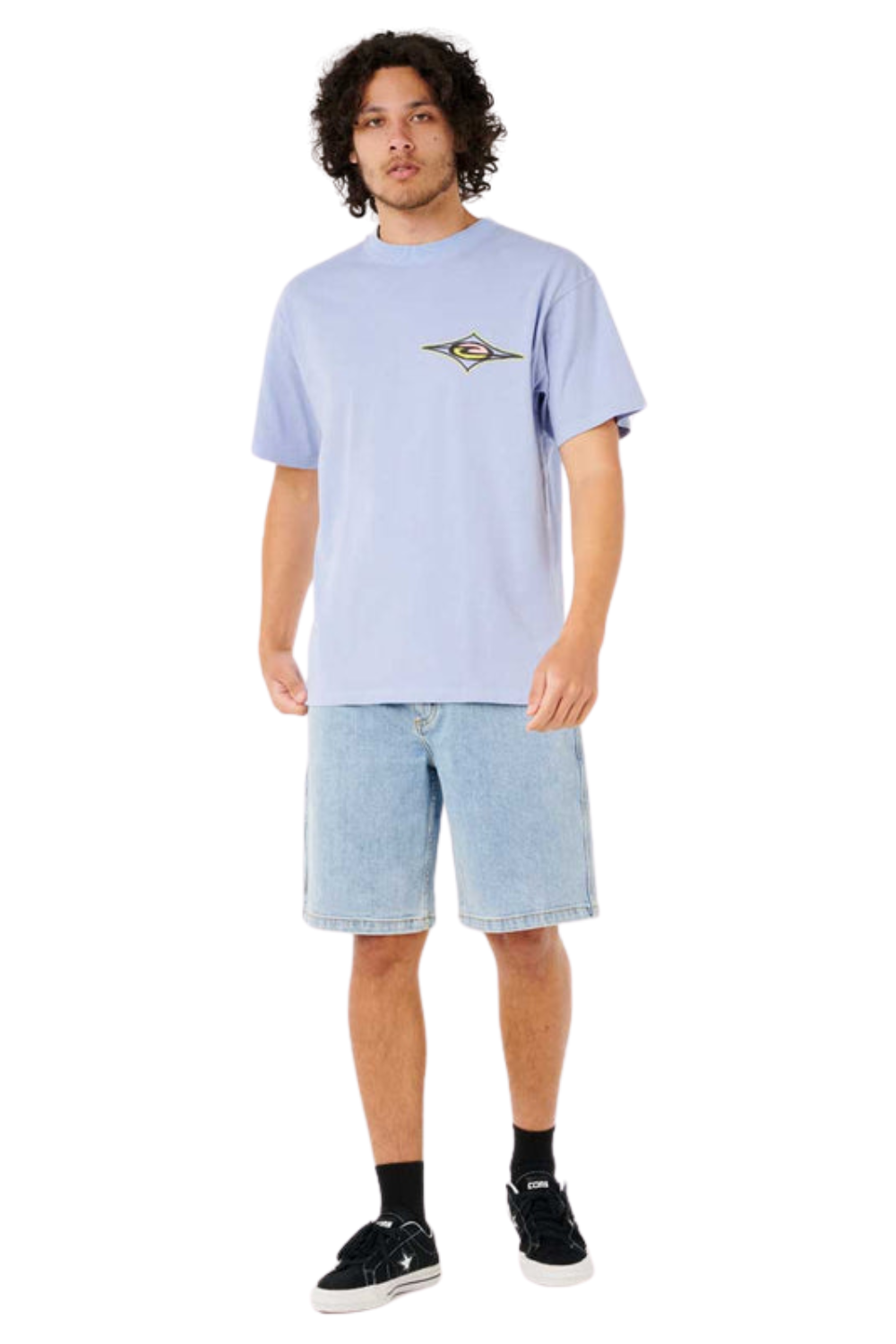 Rip Curl Raw Energy Maxxed Short Sleeve T-Shirt Light Blue