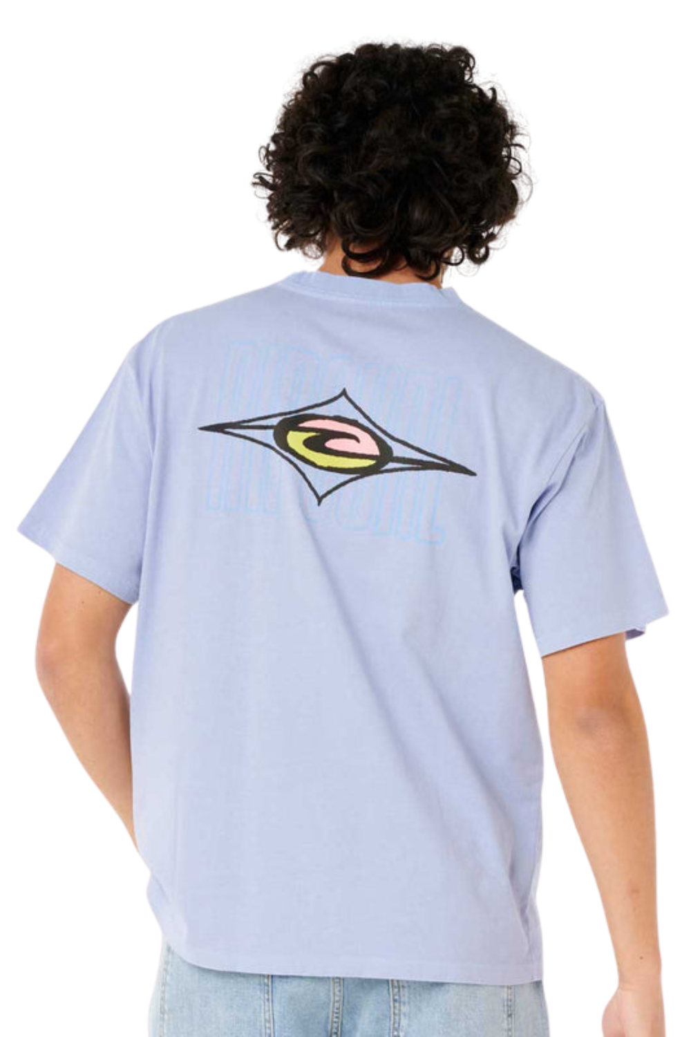 Rip Curl Raw Energy Maxxed Short Sleeve T-Shirt Light Blue