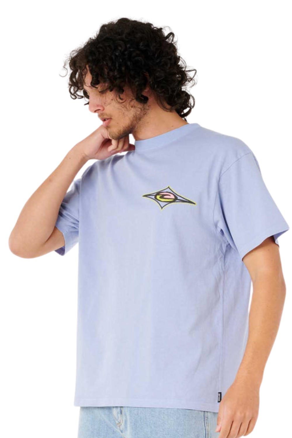 Rip Curl Raw Energy Maxxed Short Sleeve T-Shirt Light Blue