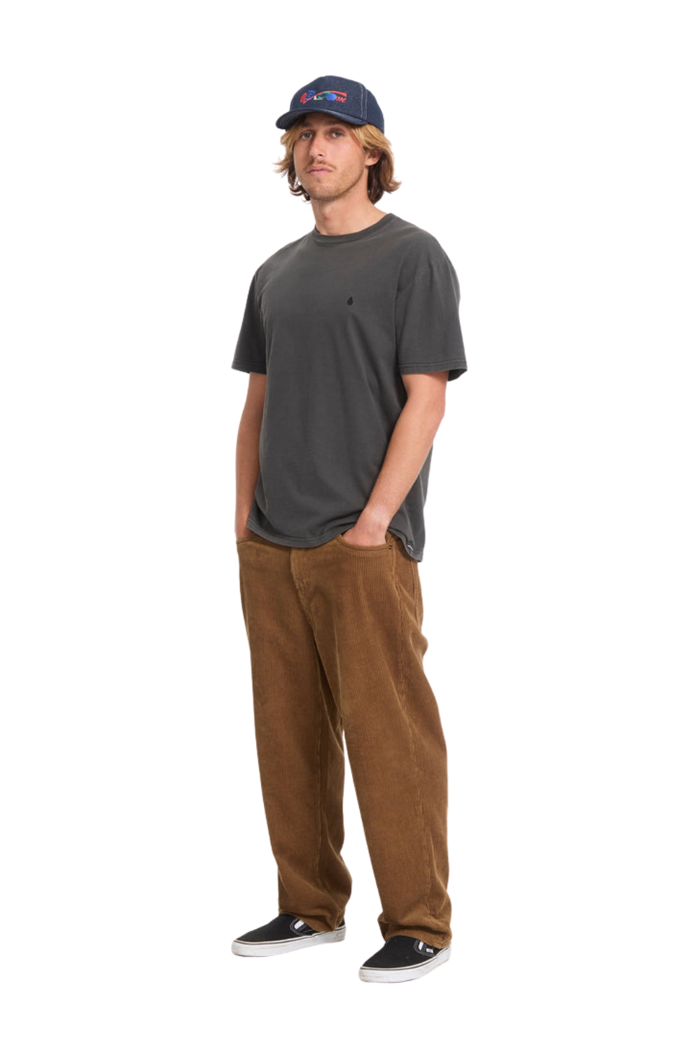 Volcom Solid Stone Mens T-Shirt Black