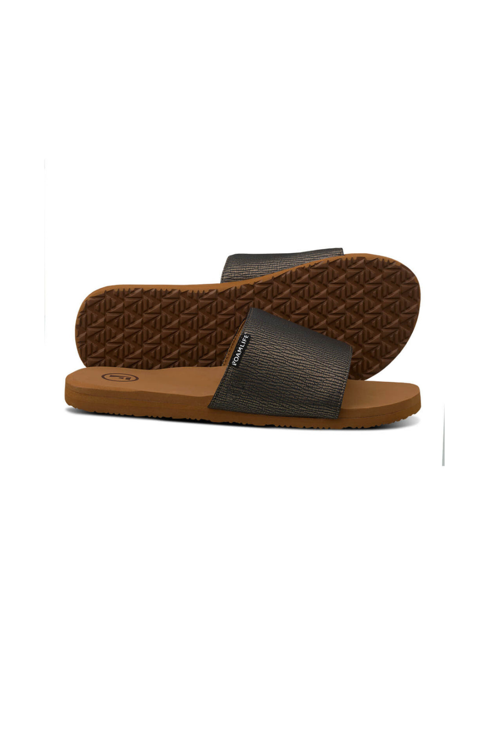 Foamlife Seales Slide Earth Womens Sandal Brown