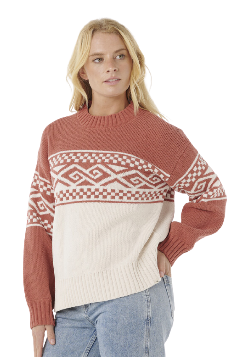 Rip Curl Cosmic Kiss Sweater Brick