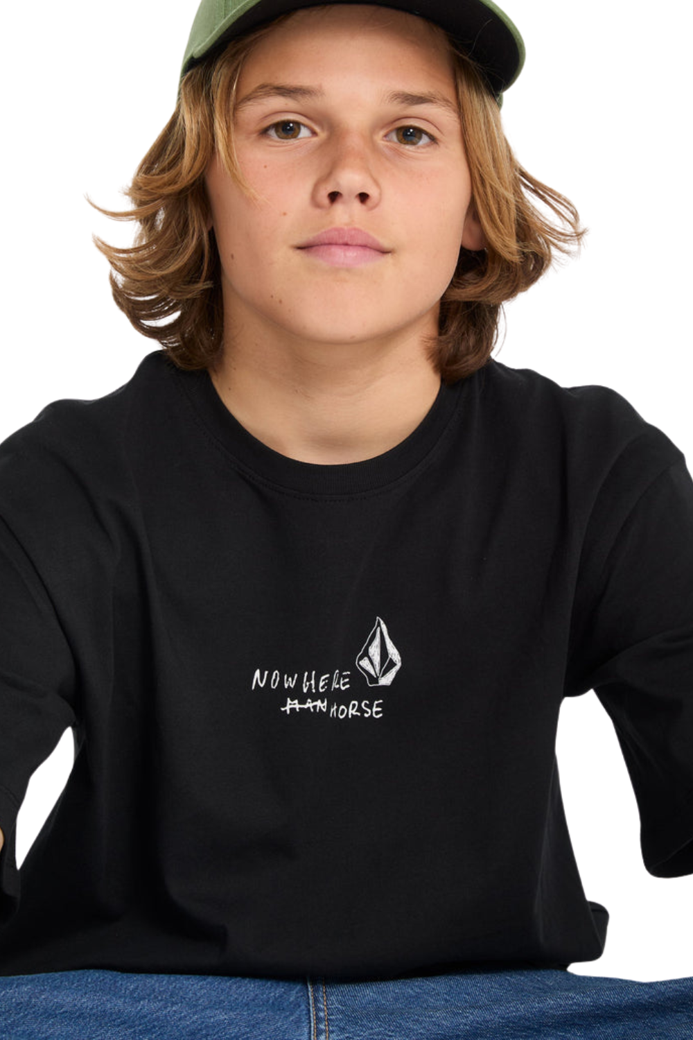 Volcom Nowhere Kids T-Shirt Black