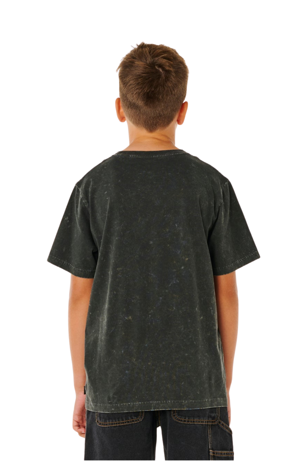 Rip Curl Eternal Shred Boys T-Shirt Washed Black