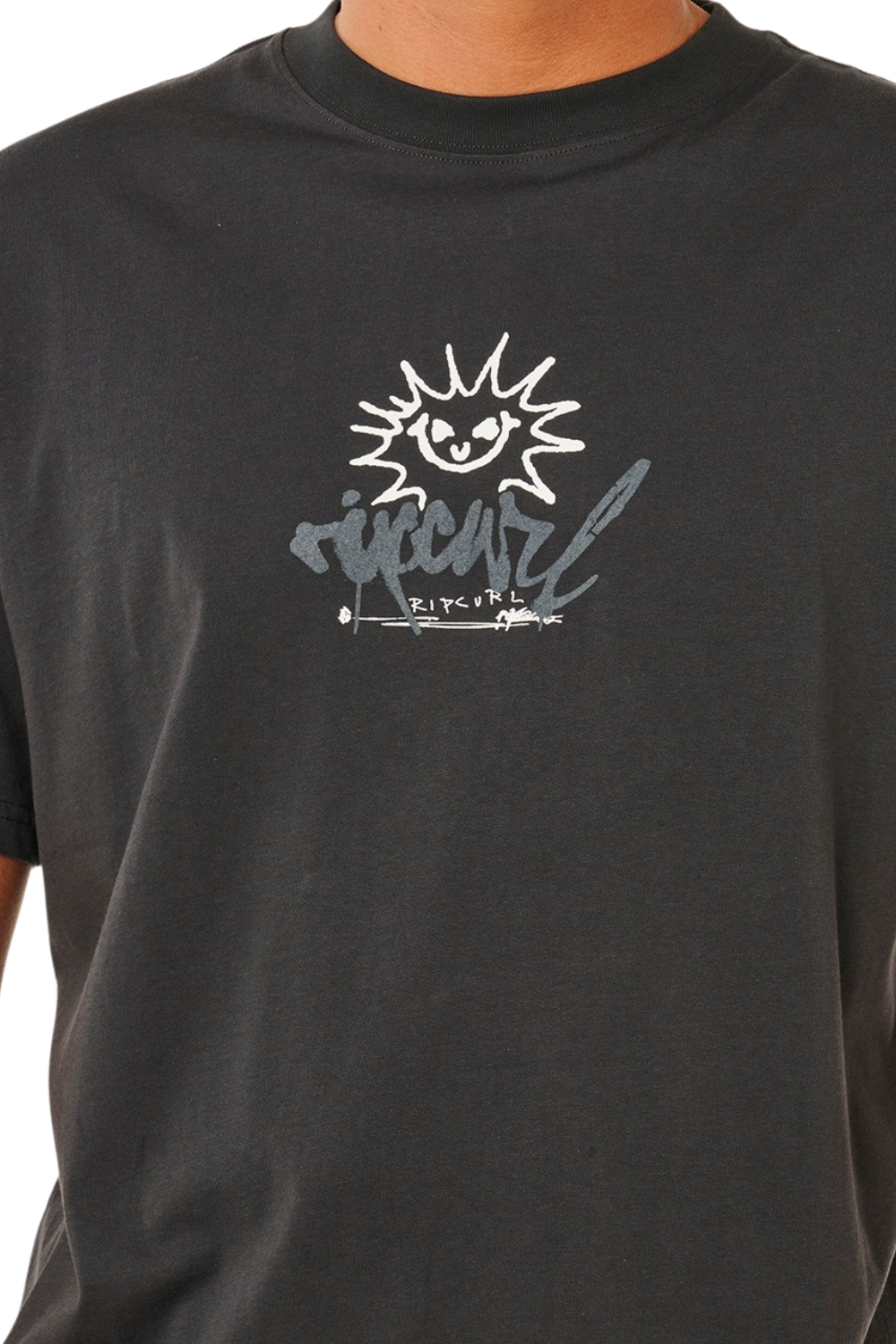 Rip Curl Inner Visions Rotten Sun Mens T-Shirt Washed Black