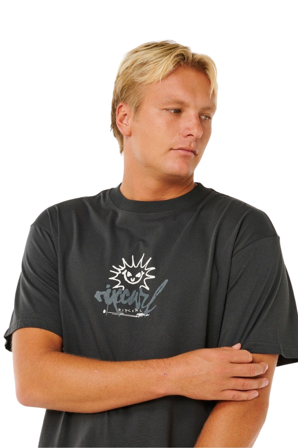 Rip Curl Inner Visions Rotten Sun Mens T-Shirt Washed Black