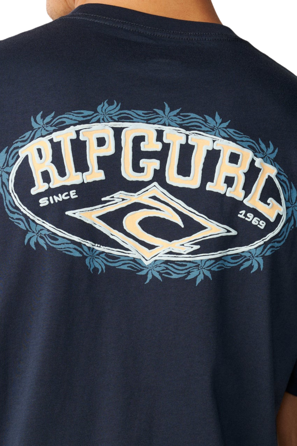 Rip Curl Disorder Oval Mens T-Shirt Navy