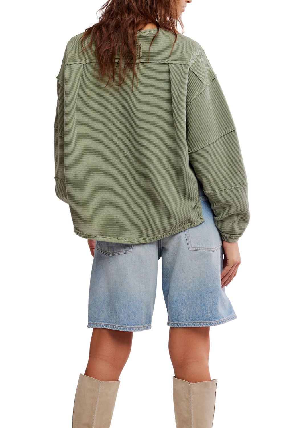 Free people Total Eclipse Tee Moss