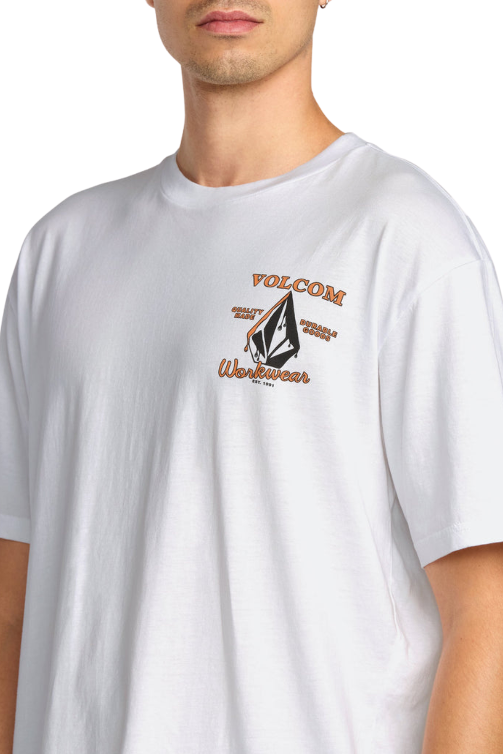 Volcom Enamel Short Sleeve T-Shirt White