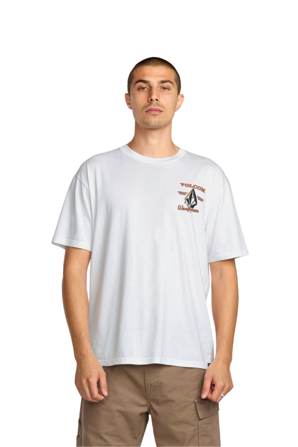Volcom Enamel Short Sleeve T-Shirt White
