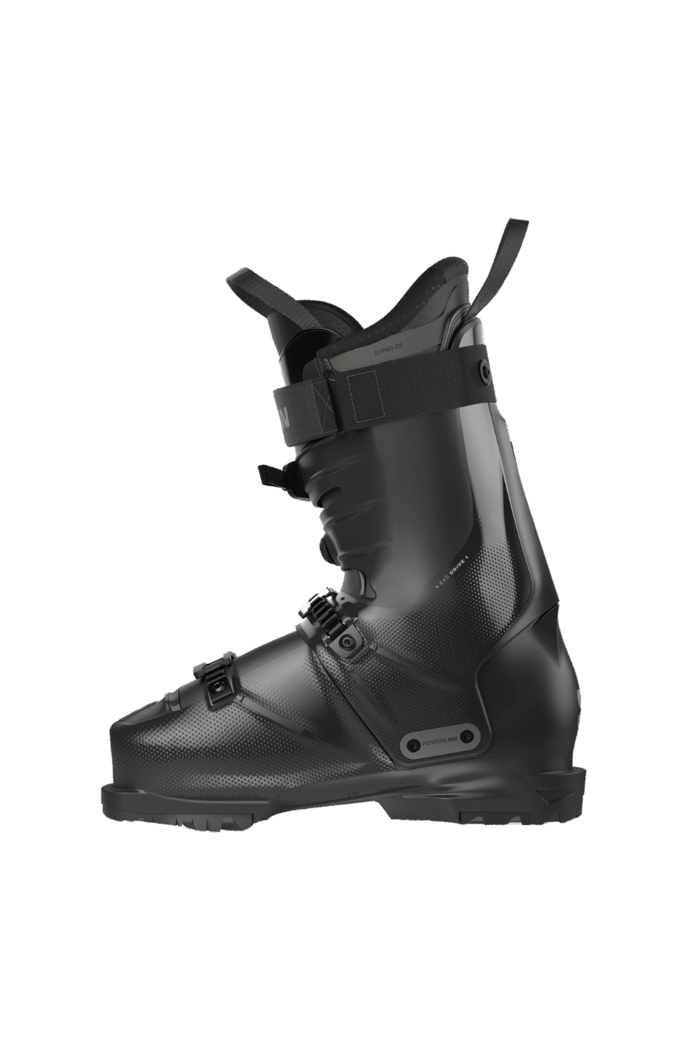 Salomon S/Pro Alpha C Boa 100 Mens Ski Boots Black/Dark Grey Metal