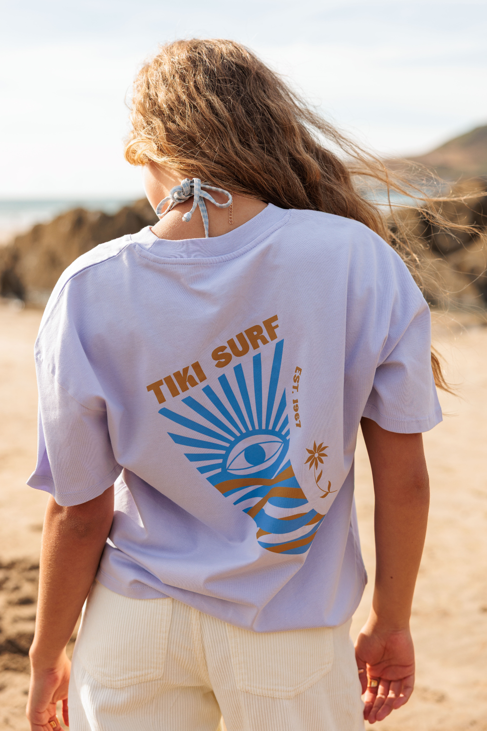 Tiki Fin Womens T-Shirt Parma