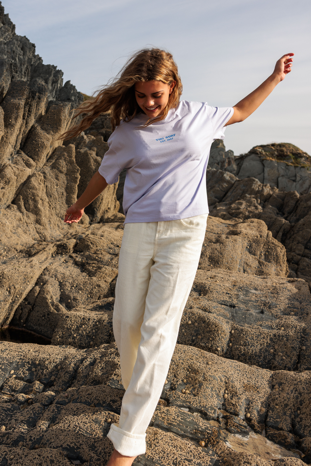 Tiki Fin Womens T-Shirt Parma