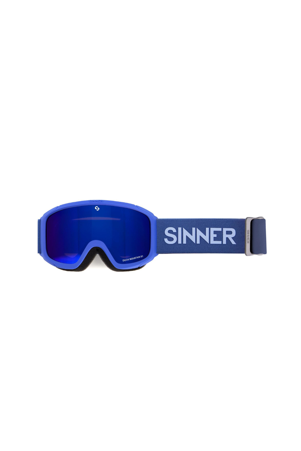 Sinner Duck Mountain Kids Snow Goggles Matte Navy Blue