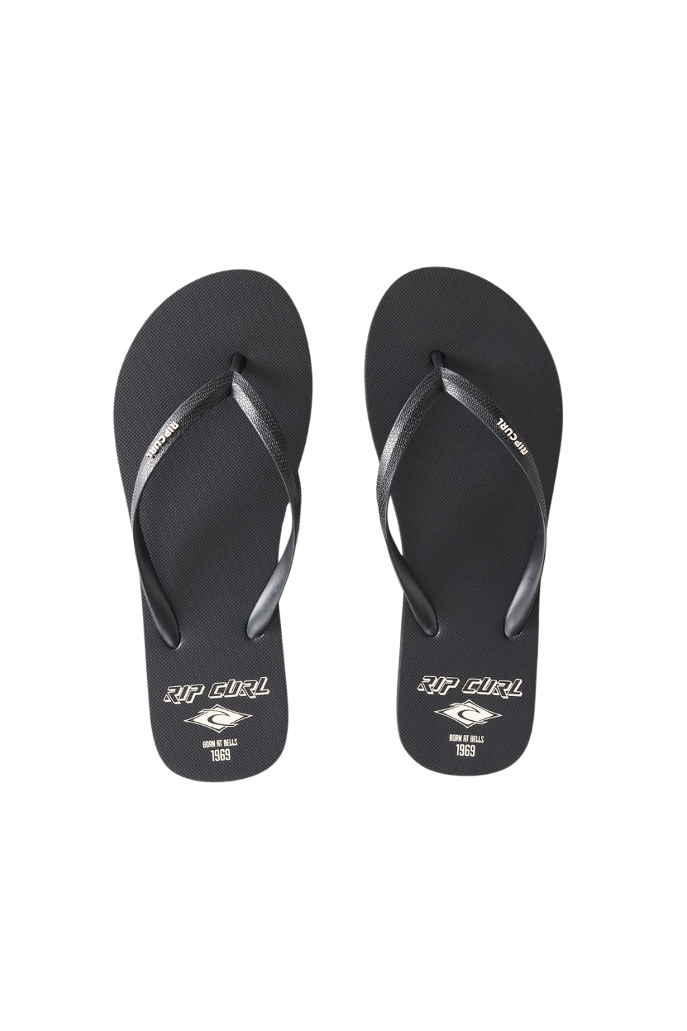 Rip Curl Icons Of Surf Bloom Womens Open Toe Flip Flop Black