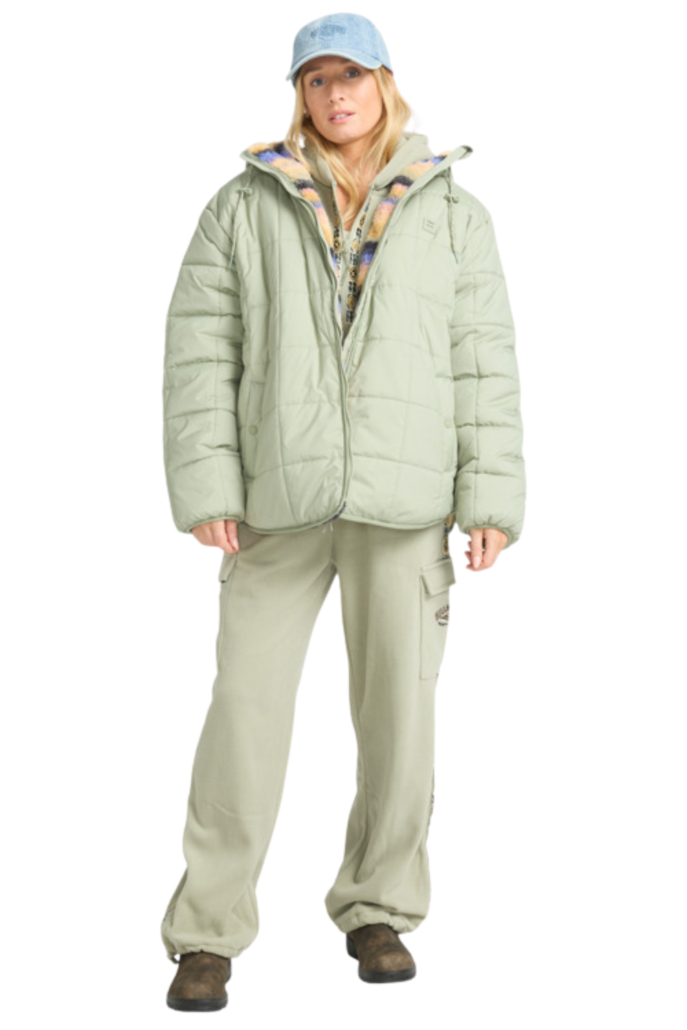 Billabong Happy Camper Jacket Seagrass