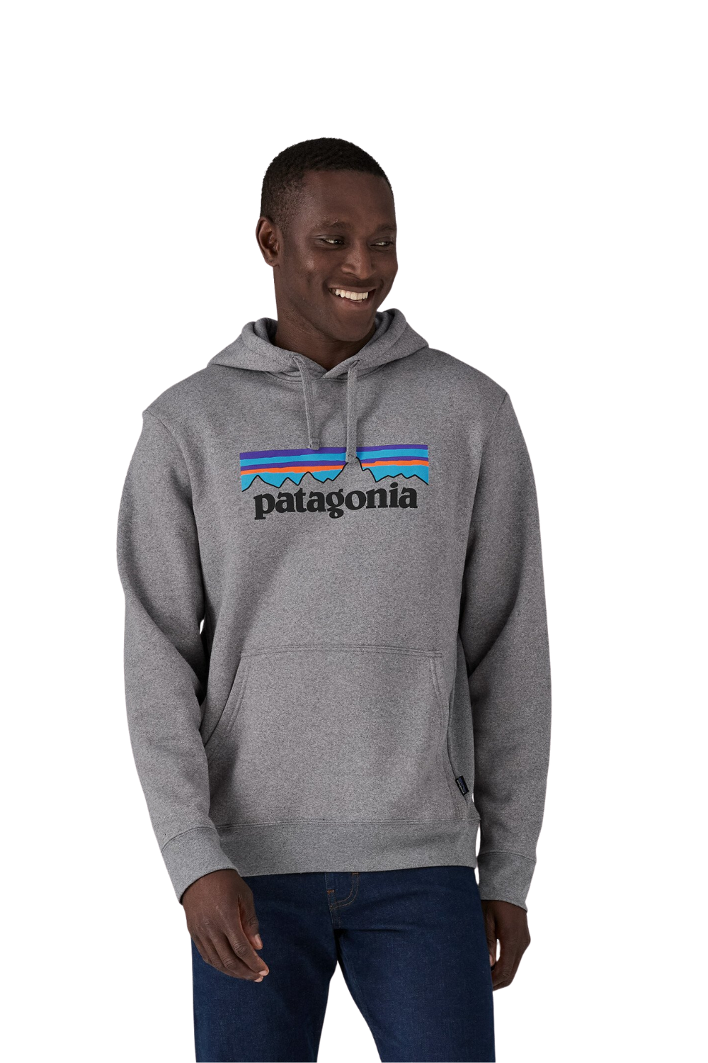 Patagonia Mens P-6 Logo Uprisal Hoodie Gravel Heather