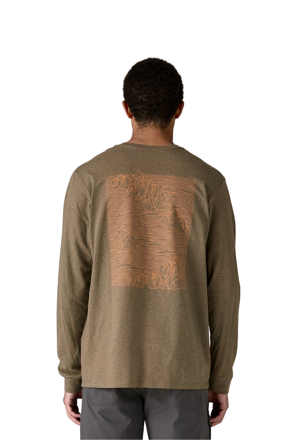 Patagonia Mens Long Sleeve Strataspire Responsibili T-Shirt Wing Grey