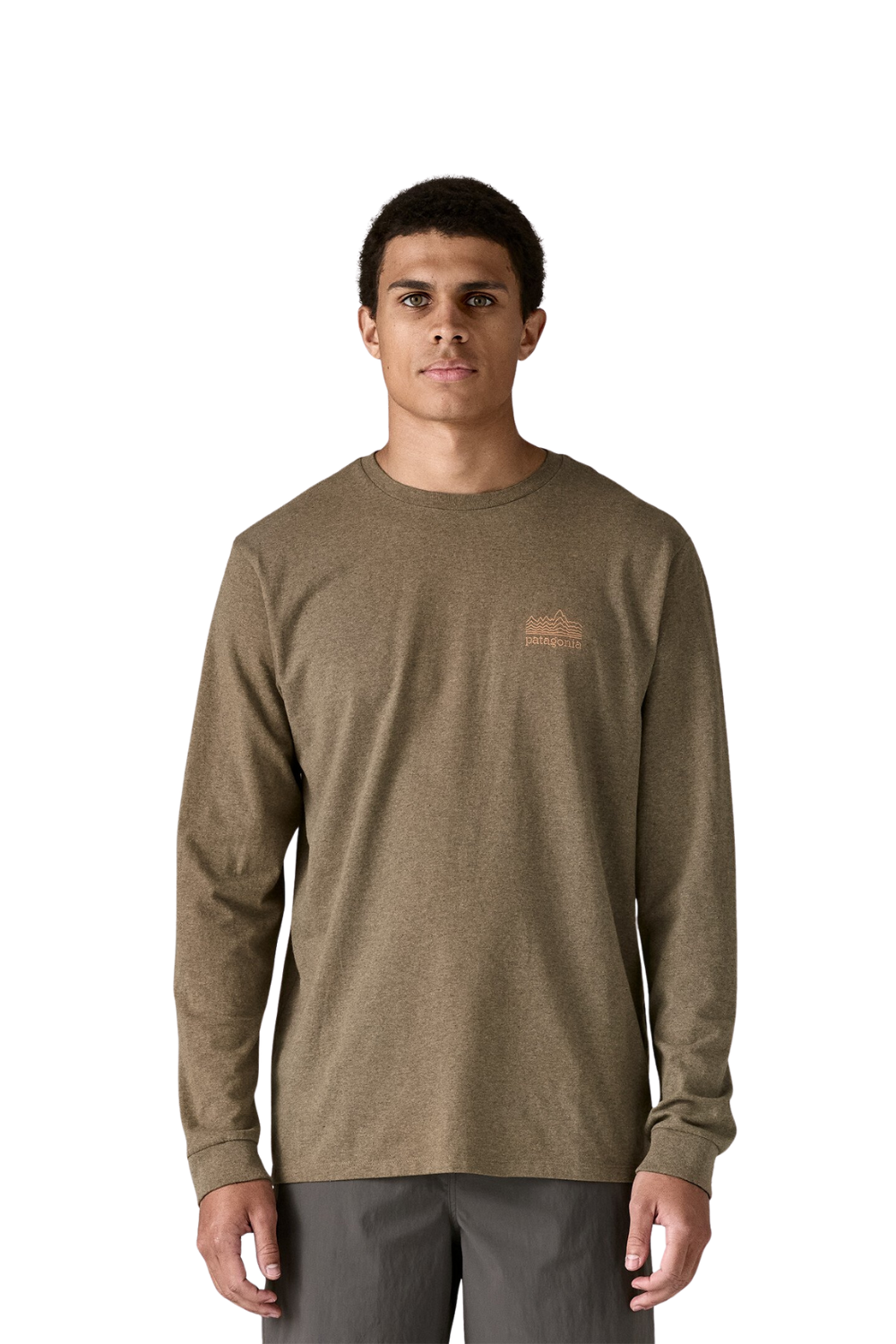 Patagonia Mens Long Sleeve Strataspire Responsibili T-Shirt Wing Grey