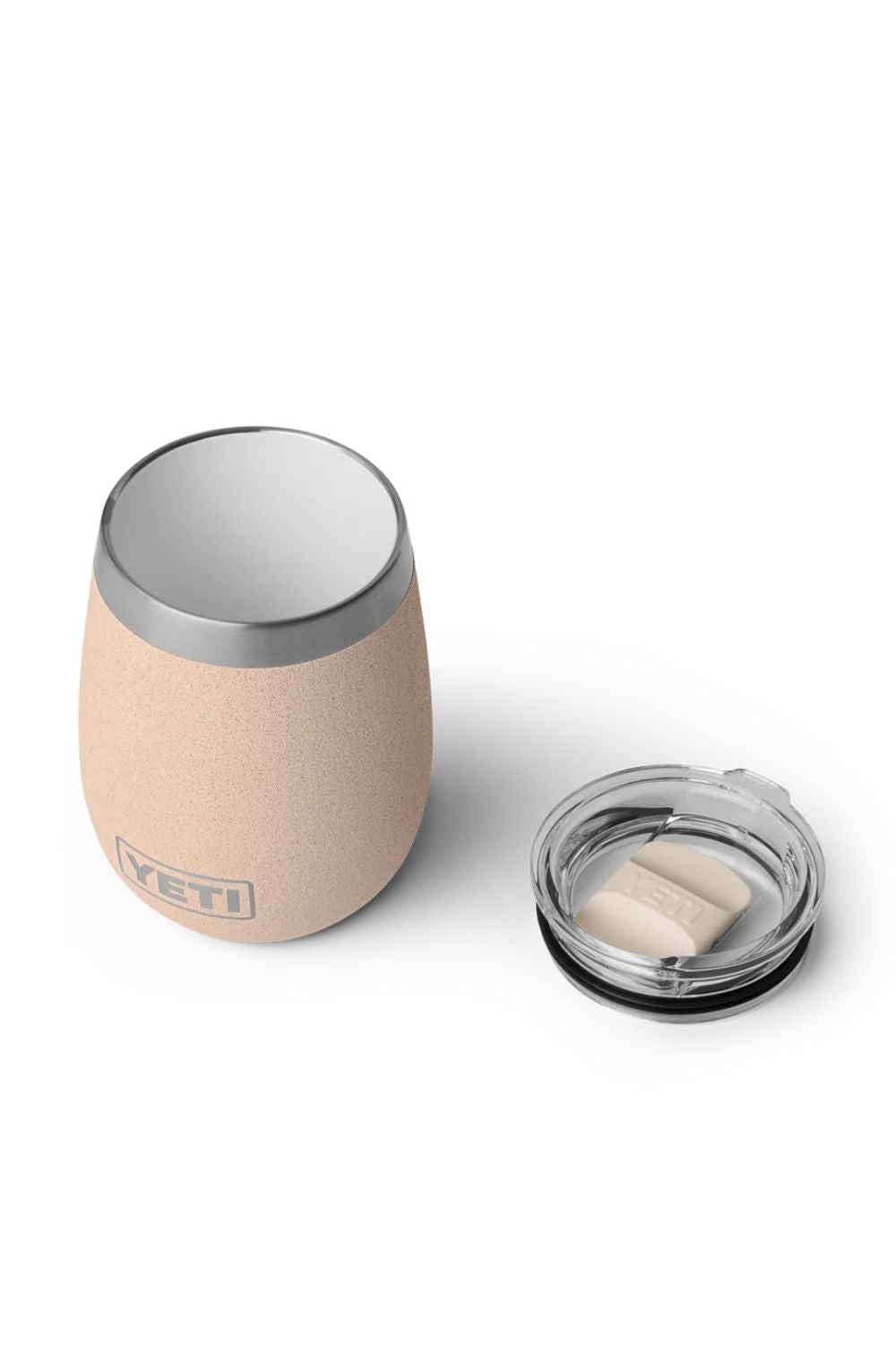 Yeti Rambler 10 Oz Wine Tumbler With Ceramic Lining Tahini