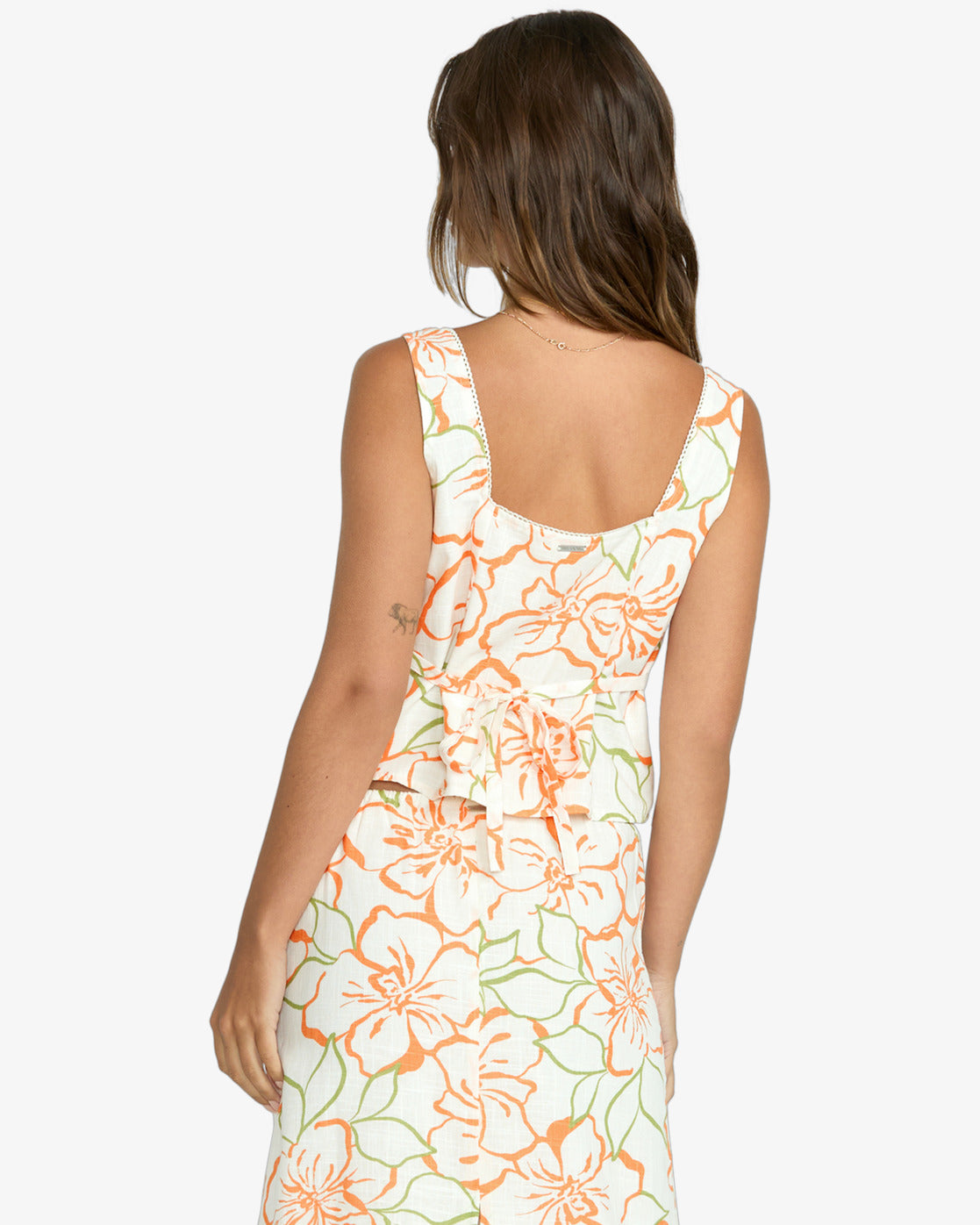 Billabong Feelin Free Woven Tank Top Salt Crystal