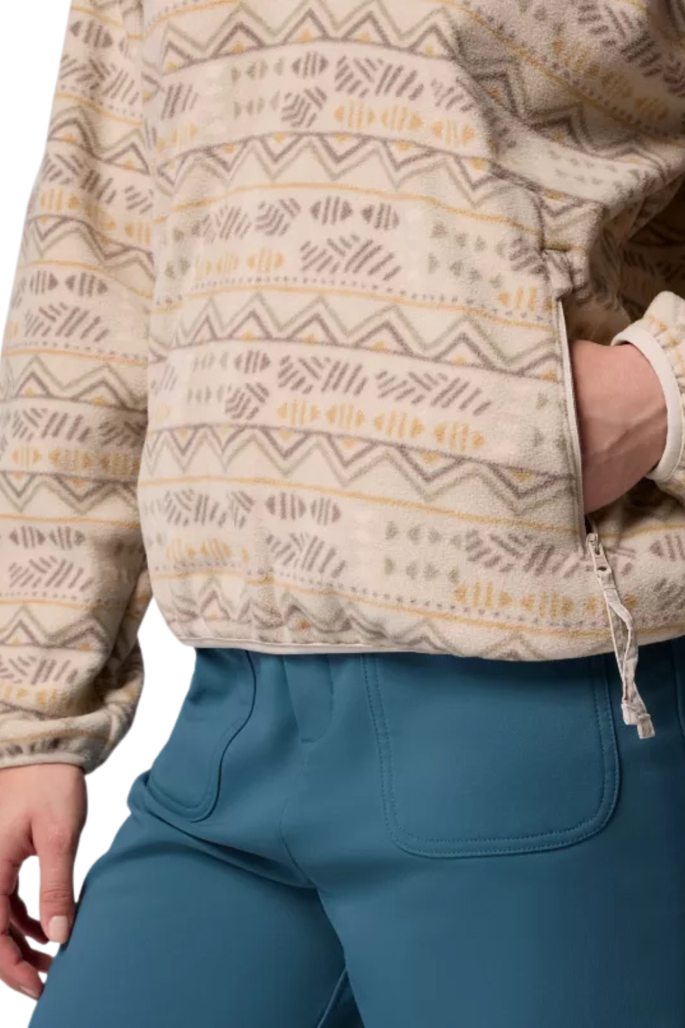 Columbia Sequoia Grove Printed Half Zip Fleece Dark Stone Horizons