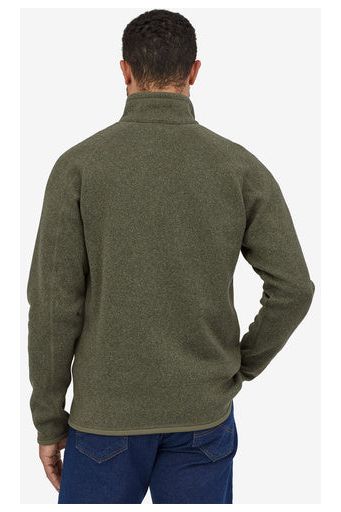 Patagonia Men's Better Sweater 1/4 Zip Industrial Green
