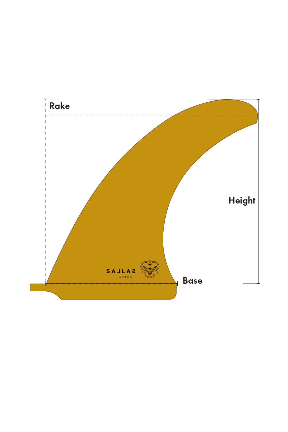 Flying Diamonds Kai Sallas Spiral Surfboard Single Fin Black Leopard