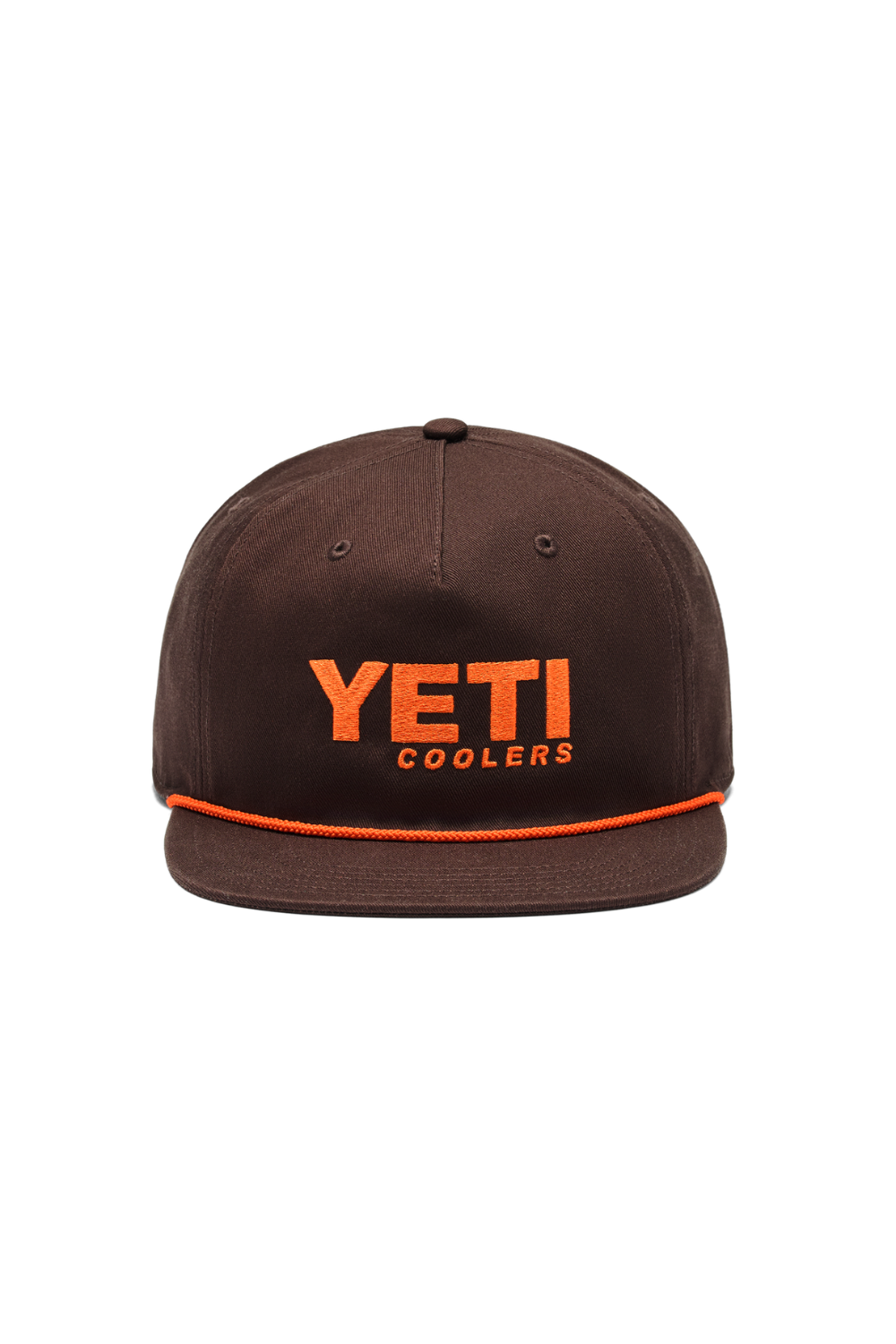 Yeti Coolers Flat Brim Rope Cap Coffee