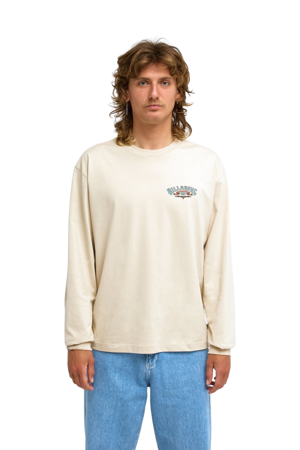 Billabong Heritage OG Mens Longsleeve T-Shirt Oatmeal