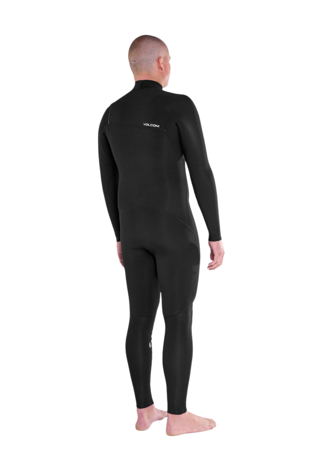 Volcom Mens Modulator 3/2mm Chest Zip Wetsuit Black