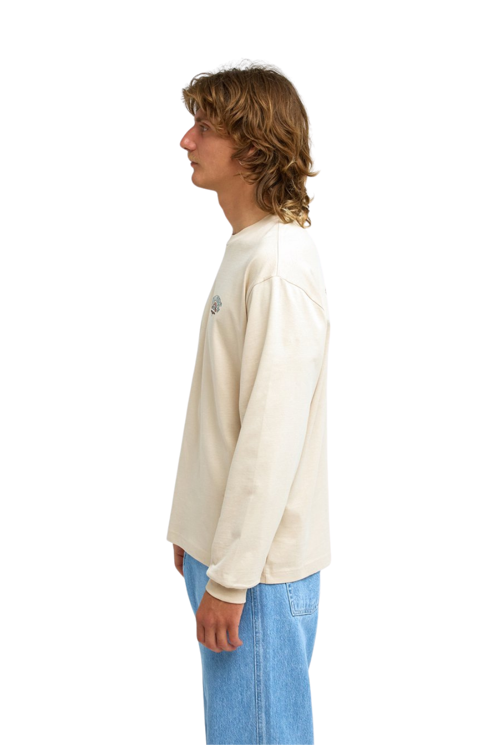 Billabong Heritage OG Mens Longsleeve T-Shirt Oatmeal