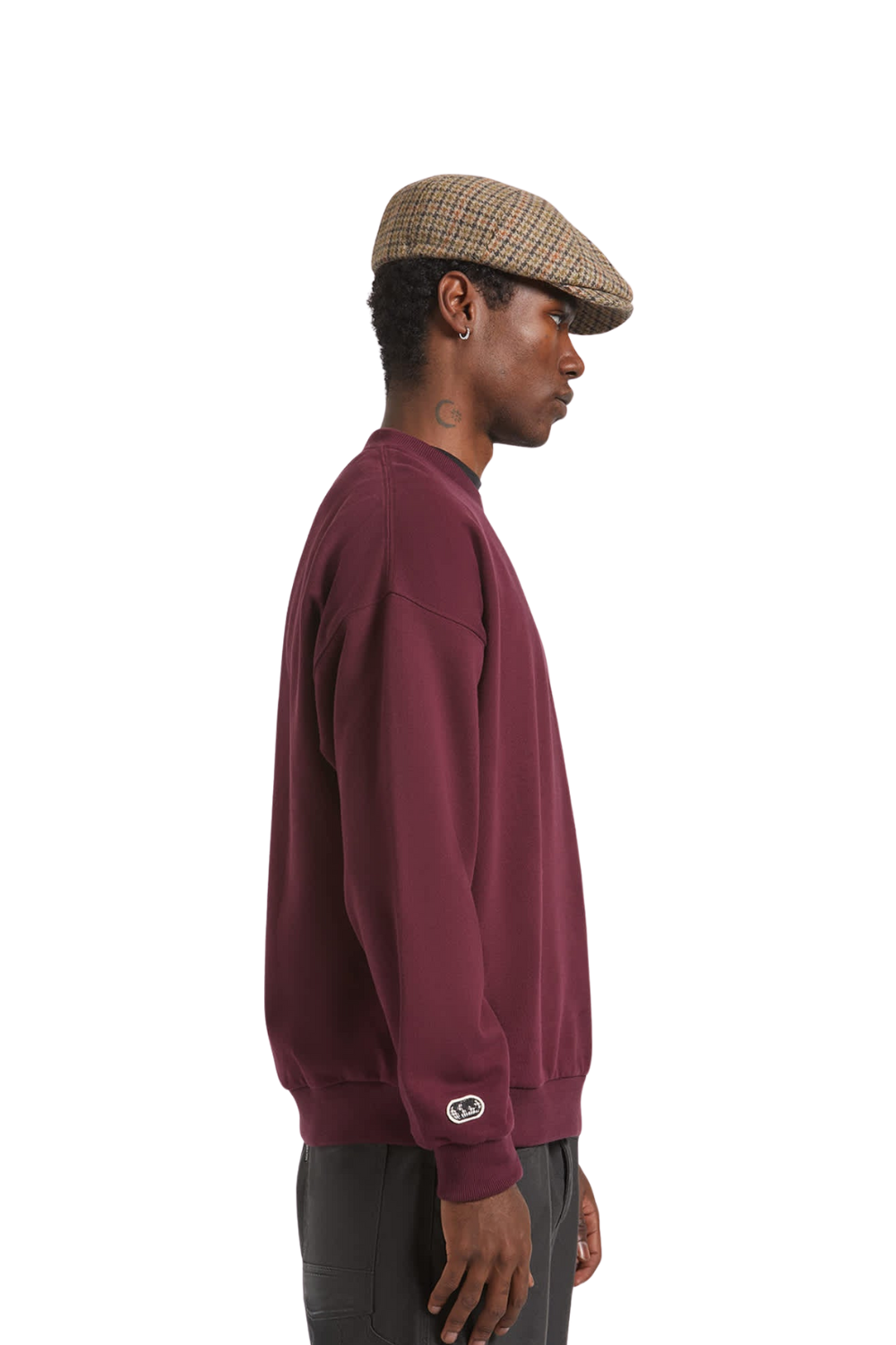 Brixton Embroidered Heavy Weight Oversized Crew Port